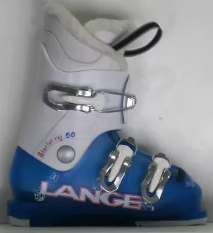Detské lyžiarky BAZÁR Lange Starlet RSJ 50 white/blue 175