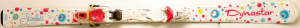 Detské lyže BAZÁR Dynastar Starlett white pointed 130 cm