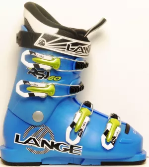 Detské lyžiarky BAZÁR Lange RSJ 60 blue/green/white 255 