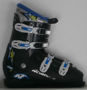 Detské lyžiarky BAZÁR Nordica GPTJ black/blue/white 240