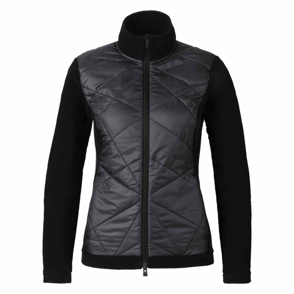 Lyžařská fleecová mikina Kjus Ladies Bay Mix Jacket black nine iron