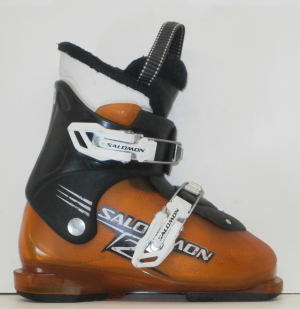 Detské lyžiarky BAZÁR Salomon T2 orange/black 200