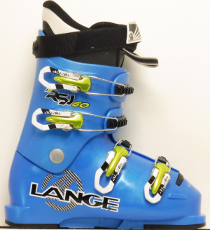 Detské lyžiarky BAZÁR Lange RSJ 60 blue/green/white 235