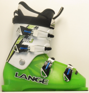 Detské lyžiarky BAZÁR Lange RXJ Lime/White 265