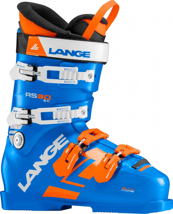 Dětské závodní lyžáky Lange RS 90 S.C. power blue/orange wh.