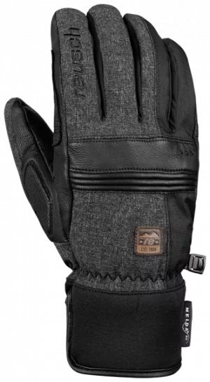 Lyžařské rukavice Reusch Quentin Meida®DRY black/black melange