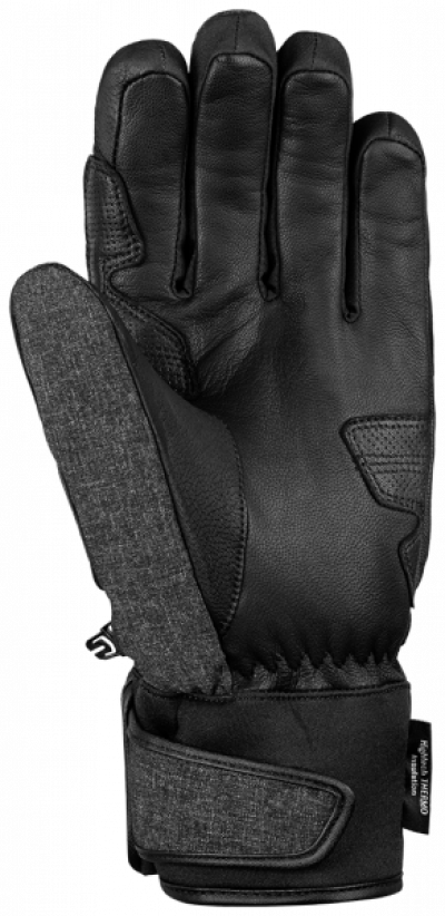 Lyžařské rukavice Reusch Quentin Meida®DRY black/black melange