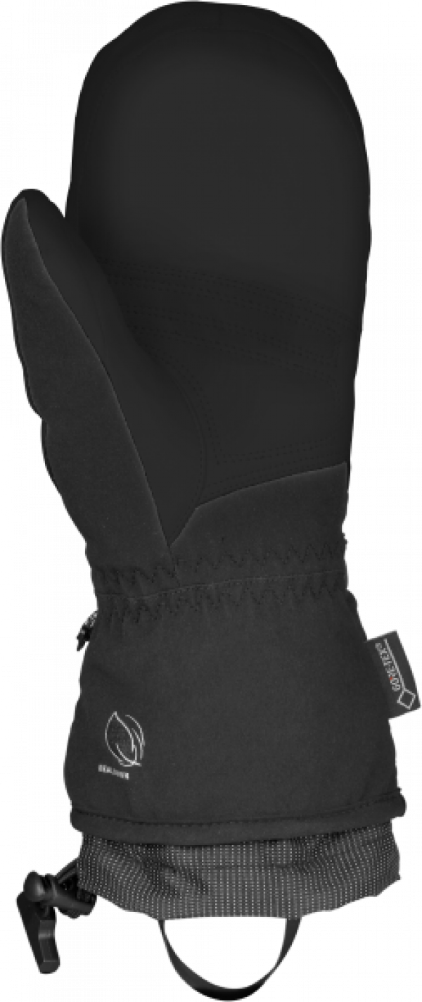 Dámské lyžařské rukavice Reusch Volcano GTX MITTEN+GORE WARM TECHNOLOGY black/silver