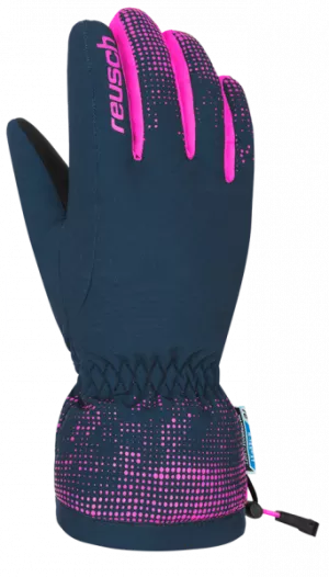Dětské lyžařské rukavice Reusch XAVER R-TEX XT JUNIOR dress blue/pink glo