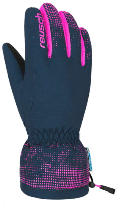 Detské lyžiarske rukavice Reusch XAVER R-TEX® XT JUNIOR dress blue/pink glo