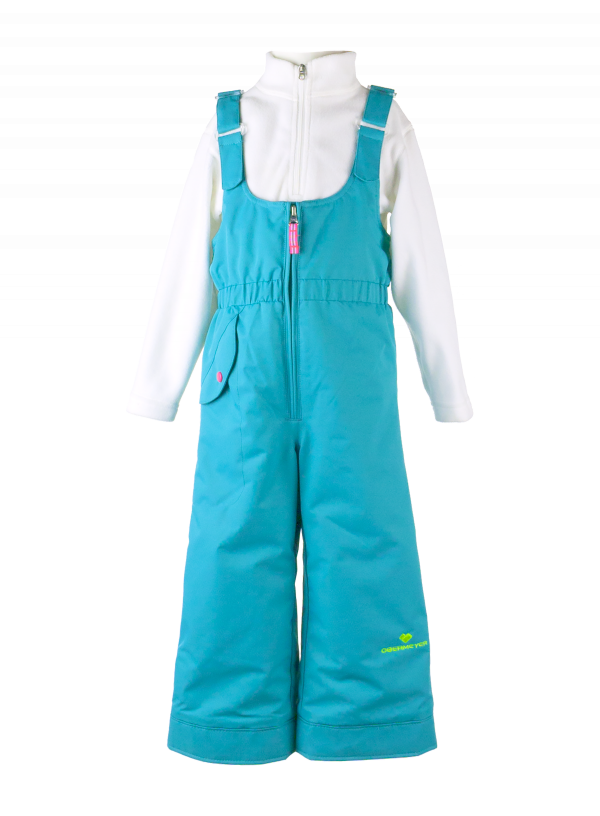 Detské lyžiarske nohavice Obermeyer Snoverall Pant Sparkle Blue