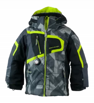 Dětská lyžařská bunda Obermeyer Super G Jacket Gridlock Print