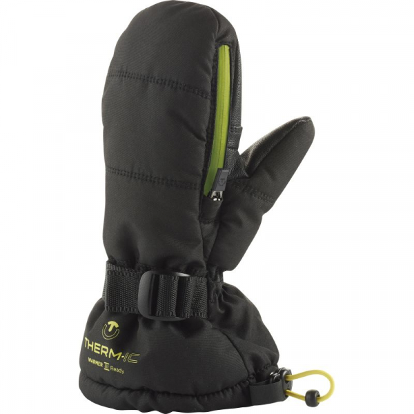 Dětské lyžařské rukavice s ohřevem Therm-ic Warmer Ready Gloves Junior Lime