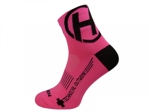 Dětské ponožky na kolo Haven Lite Neo Pink 2 páry