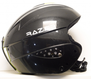 Lyžařská helma BAZAR Razier black/green M 55-56 CM