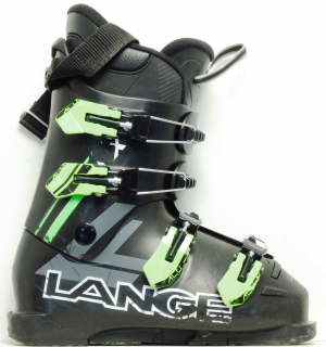 Detské lyžiarky BAZÁR Lange RXJ 65 black/green 245