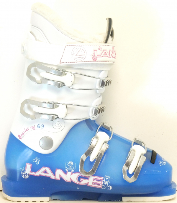 Detské lyžiarky BAZÁR Lange Starlet 60 blue/white 245