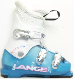 Detské lyžiarky BAZÁR Lange Starlet RSJ 50 blue/white 195