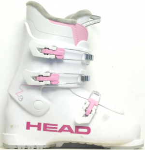 Dětské lyžáky BAZAR Head Z3 white/pink 250