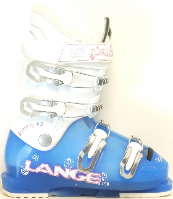 Detské lyžiarky BAZÁR Lange Starlet RSJ 60 blue/white 235