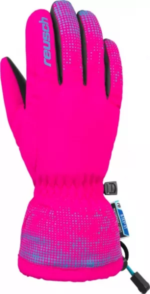 Detské lyžiarske rukavice Reusch Xaver R-TEX XT pink/bachelor button