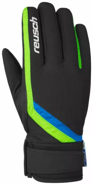 Lyžařské rukavice Reusch Verve R-Tex XT touch-tec bk/neon green