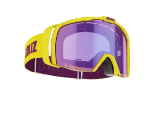 Lyžiarske okuliare Bliz Nova shiny yellow /brown w purple multi 