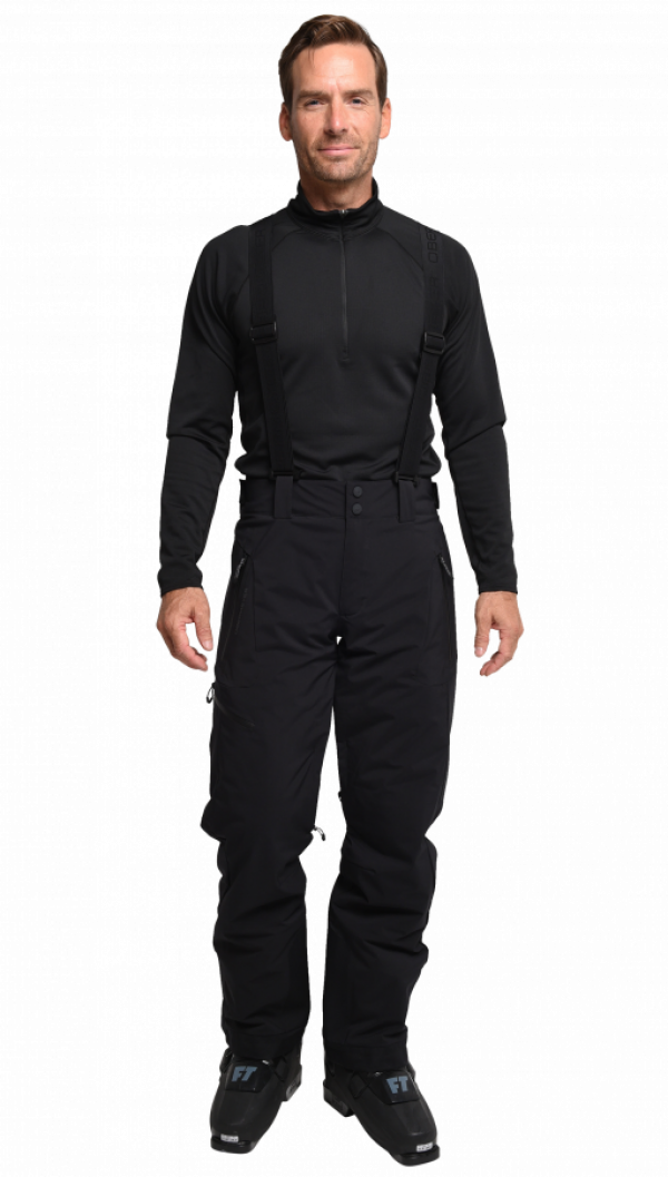 Lyžařské kalhoty Obermeyer Force Suspender Pant Black Regular