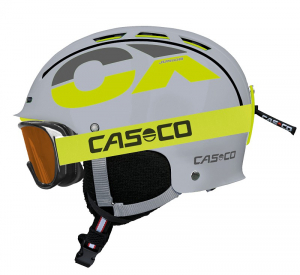 Detská lyžiarska prilba Casco CX-3 JUNIOR grey/neon