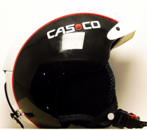 Lyžařská helma BAZAR Casco Mini Pro Black/White S 50-55