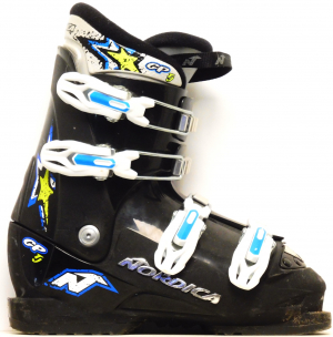 Detské lyžiarky BAZÁR Nordica GPTJ black/blue/white 235