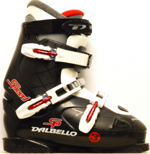 Detské lyžiarky BAZÁR Dalbello Speed 3 black/white 245