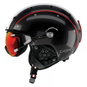Lyžařská helma Casco SP-3 Comp black-white-red