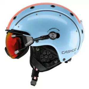Lyžařská helma Casco SP-3 Comp retro blue-orange