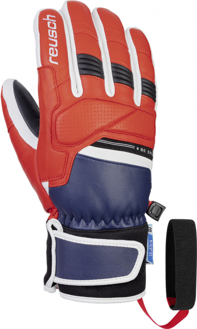 Lyžiarske rukavice Reusch Be Epic R-tex XT dress blue/fire red