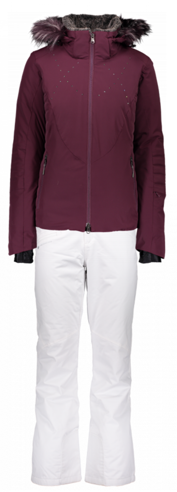 Lyžařské kalhoty Obermeyer Malta Pant White Regular