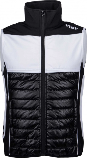Funkčné lyžiarske oblečenie Vist Olimpia Softshell Vest Unisex black/black/white