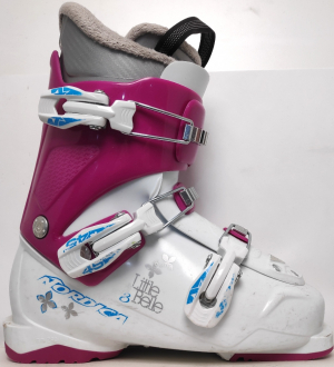 Detské lyžiarky BAZÁR Nordica Little Belle white/pink 250