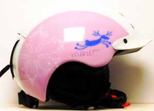 Lyžařská přilba bazar Casco Mini Pro pink/white XS 44-50