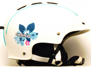 Lyžařská helma BAZAR Casco CX3 Junior hibiscus white S 50-56