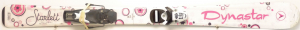 Dětské lyže BAZAR Dynastar Starlett white/pink bubbles 110 cm