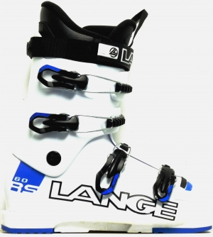 Detské lyžiarky BAZÁR Lange RS 60 White Blue 235