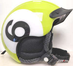 Lyžařská helma BAZAR Casco Mini Pro 6 green/white/black XS 44-50 cm