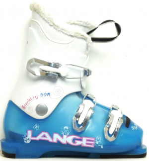 Dětské lyžáky BAZAR Lange Starlet RSJ 50 blue/white 195 