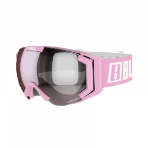Lyžařské brýle Bliz Carver SF light pink w Silver