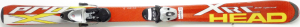 Dětské lyže BAZAR Head XRC 50 red 117 cm