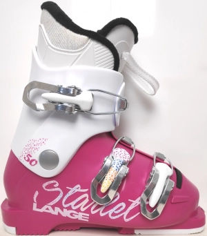 Detské lyžiarky BAZÁR Lange Starlet 50 pink/white 180