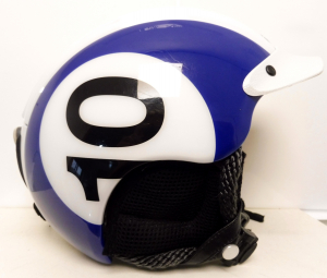 Lyžařská helma BAZAR Casco Mini Pro 10 blue/white XS 44-50