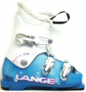 Detské lyžiarky BAZÁR Lange Starlet RSJ 50 blue/white 195