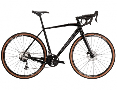 Pánsky cestný bicykel Kross Esker 6.0 28” lesklý čierny